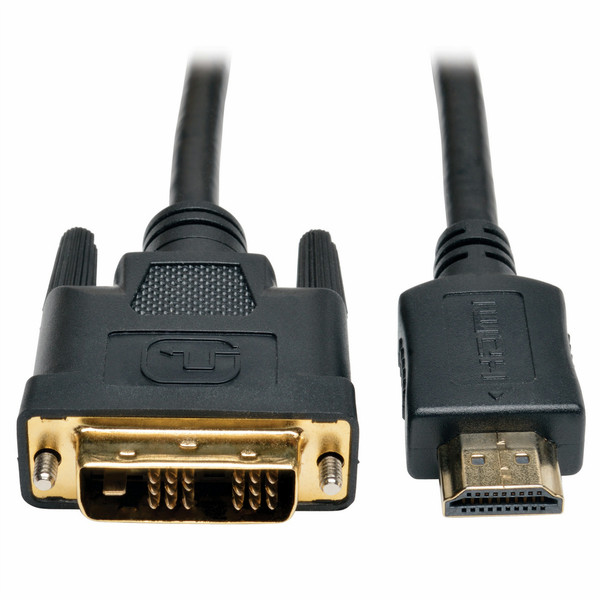 Tripp Lite P566-012 3.7m HDMI DVI-D Schwarz Videokabel-Adapter