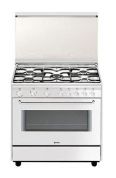 Smeg SB91GV Freestanding Gas hob A White cooker