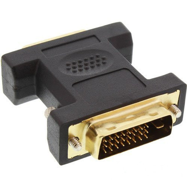 InLine 17760P DVI-I DVI-D Black DVI cable