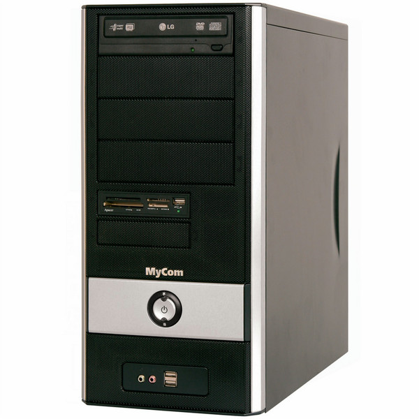 MyCom INTEL Extreme Q9400 PC 2.66ГГц Q9400 Midi Tower Черный, Cеребряный ПК
