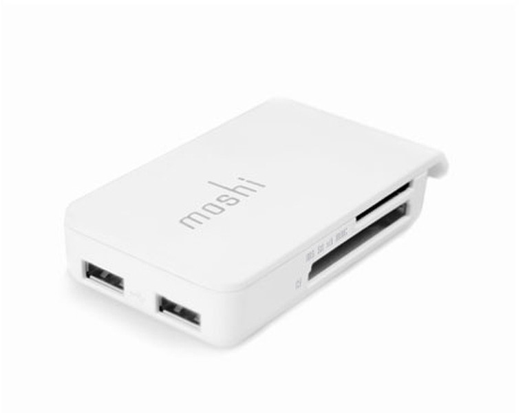 Moshi Cardette USB 2.0 Белый устройство для чтения карт флэш-памяти