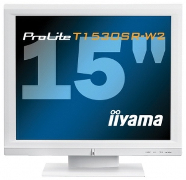 iiyama ProLite T1530SR-2 15Zoll 1024 x 768Pixel Weiß Touchscreen-Monitor