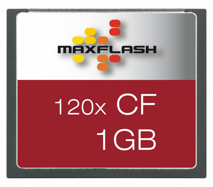 MaxFlash Compact Flash Card 1 GB 1GB CompactFlash memory card