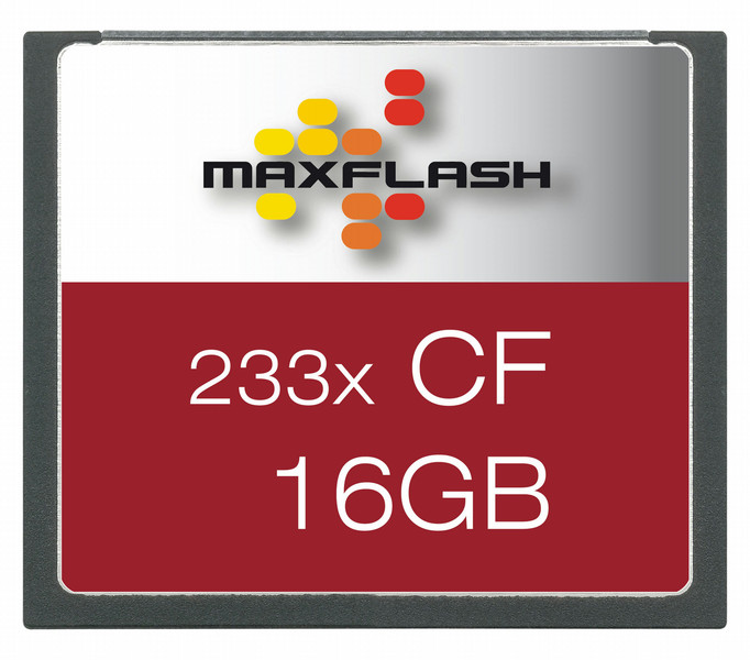 MaxFlash Compact Flash Card 16 GB 16GB CompactFlash memory card