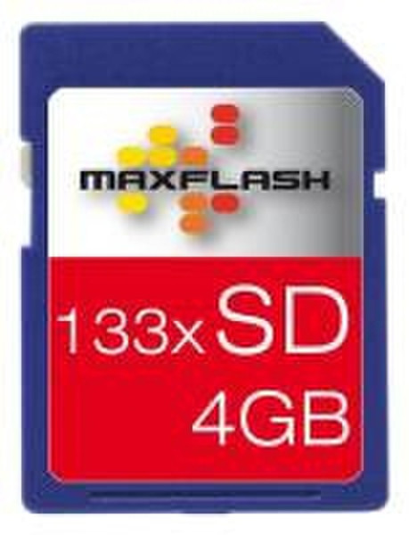 MaxFlash Secure Digital Card 4 GB 4GB SD memory card