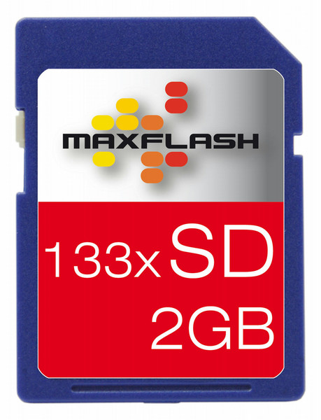 MaxFlash Secure Digital Card 2 GB 2GB Printer flash memory memory card