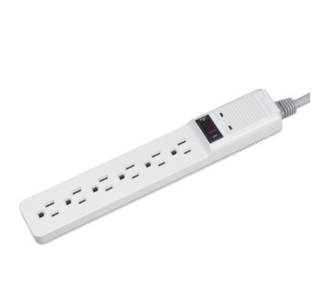 Fellowes Surge Protector 6-Outlets 6AC outlet(s) 1.82m surge protector