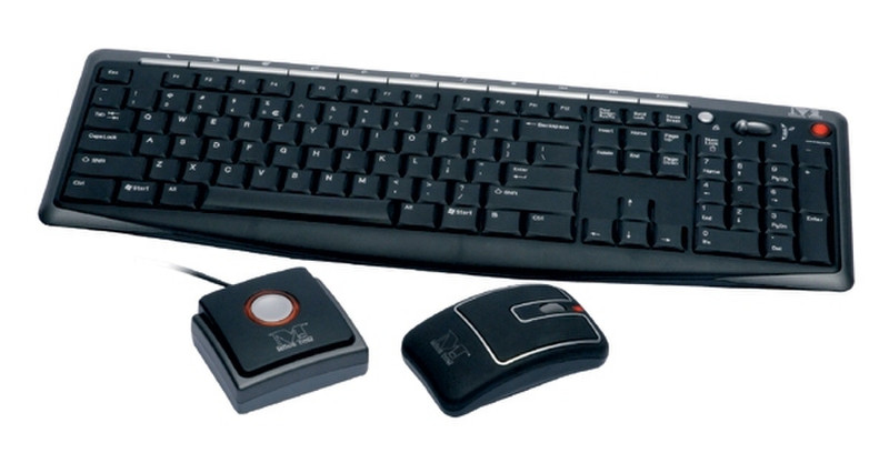 Modecom MC-5000 Беспроводной RF Черный клавиатура