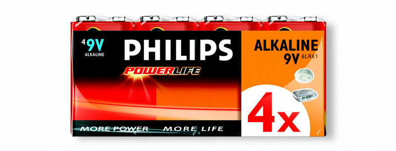Philips PowerLife Батарея 9VPS4C/10