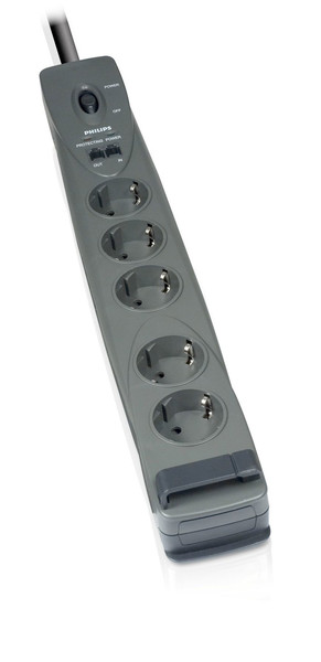 Philips SPN6520/10 5AC outlet(s) 1.4m Black surge protector