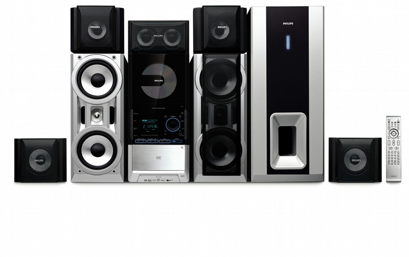 Philips FWD876/58 Mini set 600W Black,Silver home audio set