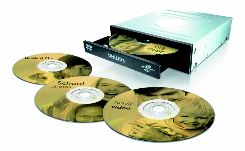 Philips SPD6104BD/17 Внутренний DVD Super Multi DL Черный оптический привод