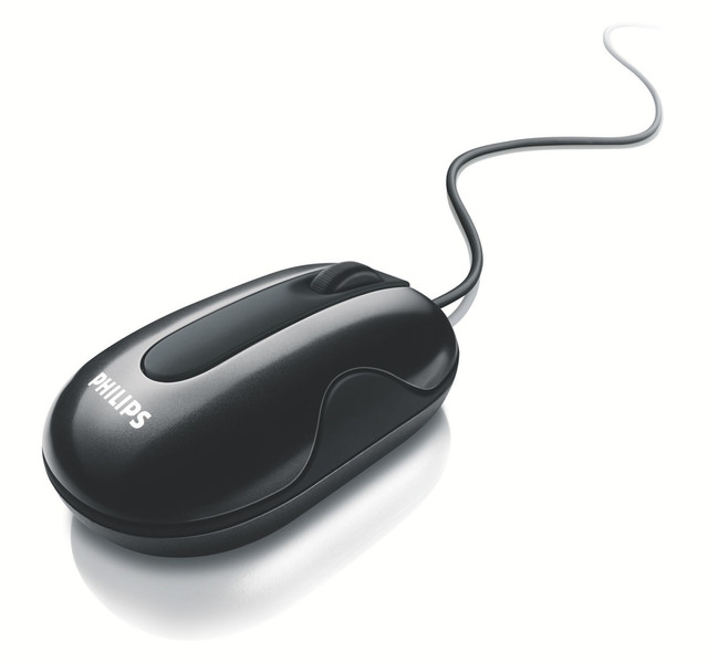 Philips SPM3702BB/27 USB Оптический 800dpi Черный компьютерная мышь