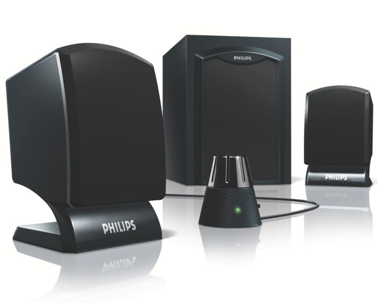 Philips SPA1310/93 2.1channels 12.6W Black speaker set