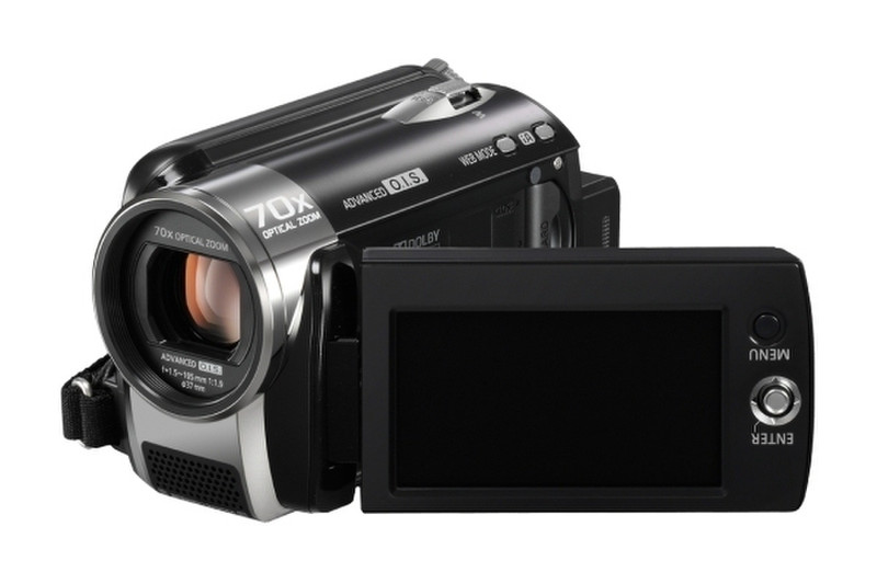 Panasonic SDR-H80 SD+HDD Camcorder, Black 0.8MP CCD Schwarz