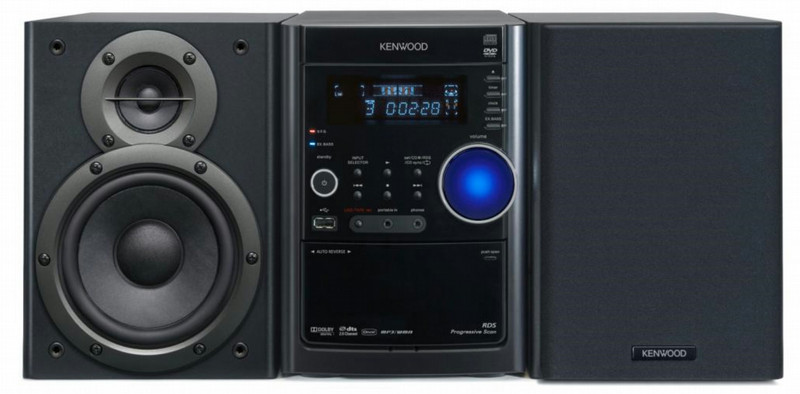 Kenwood Electronics M-909DV Micro set Black home audio set