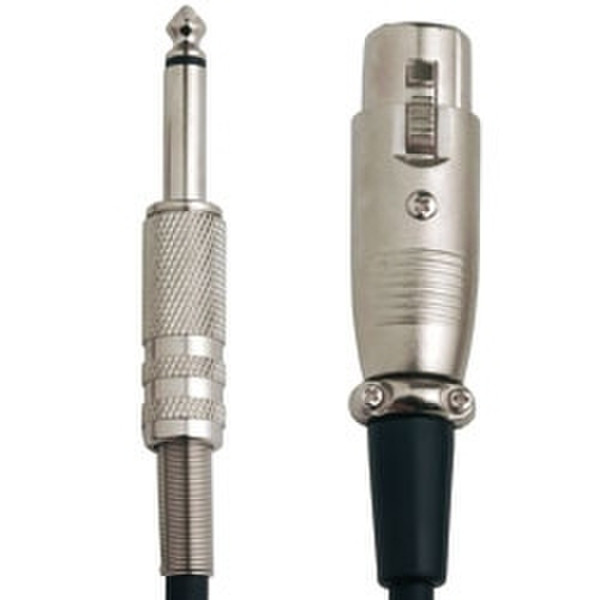 Bandridge BAL6805 5m 6.35mm XLR (3-pin) Black audio cable