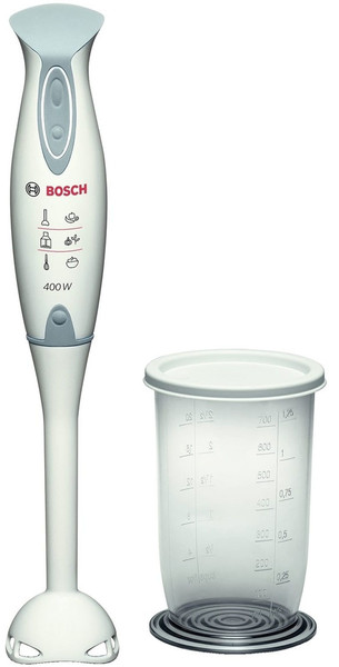 Bosch MSM6150 Погружной 0.7л 400Вт Серый, Белый блендер