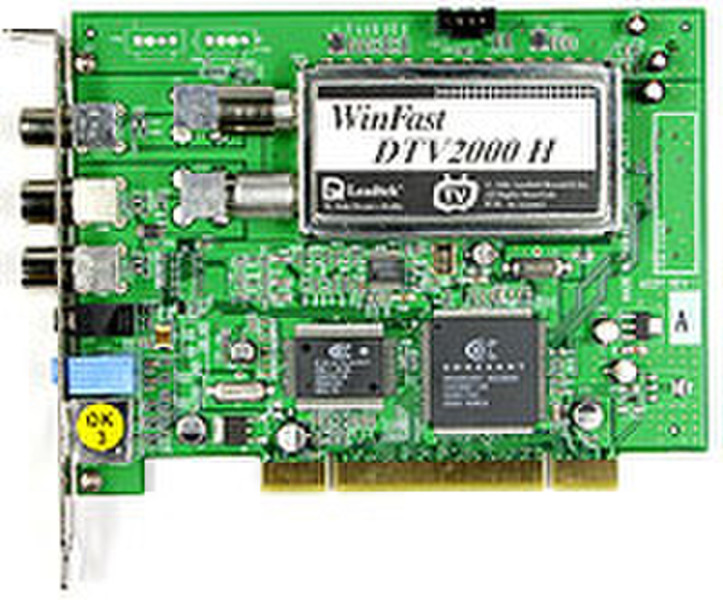 Leadtek WinFast DTV2000 H Внутренний Аналоговый PCI