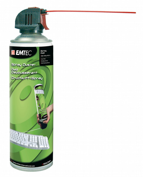 Emtec Multiposition Spray duster, 252 ml CD's/DVD's