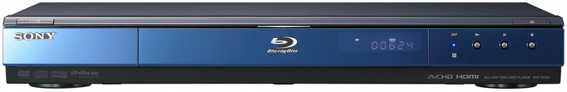 Sony BDP-S350 7.1 Schwarz, Blau Blu-Ray-Player