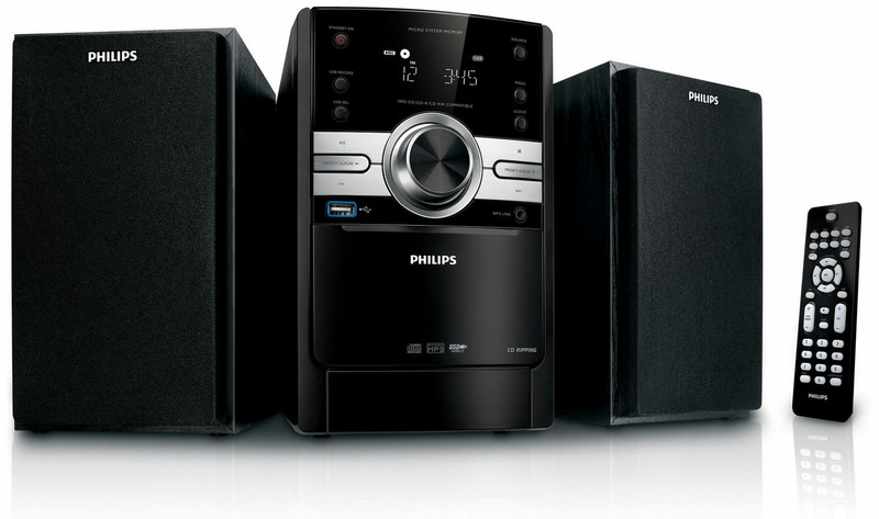 Philips MCM169/12 Micro set 10W Black home audio set