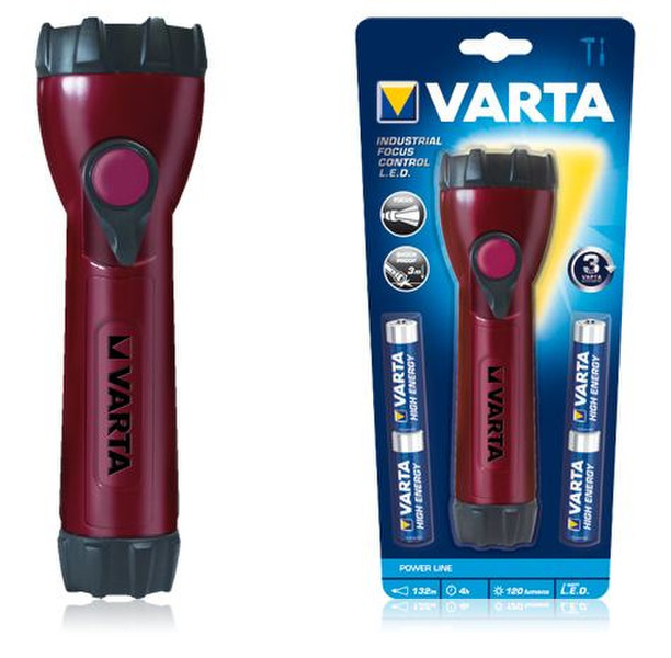 Varta 17640 Hand flashlight LED Bordeaux