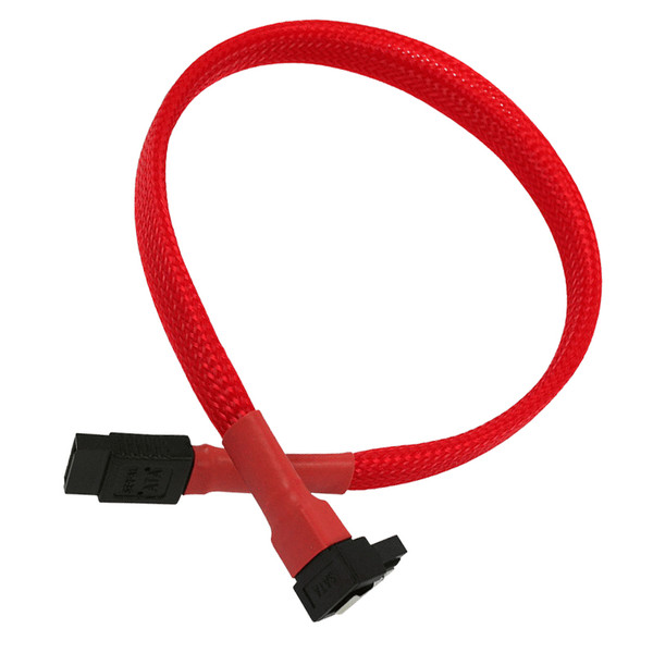 Nanoxia SATA 6GB/s, 0.3 m 0.3м SATA SATA Красный кабель SATA