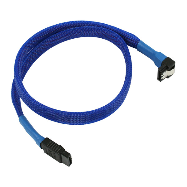 Nanoxia NXS6G4B 0.45m SATA III SATA III Blau SATA-Kabel