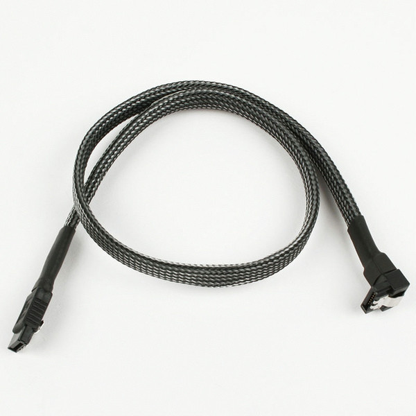 Nanoxia 0.6m, 2xSATAIII 0.6m SATA III 7-pin SATA III 7-pin Carbon SATA cable