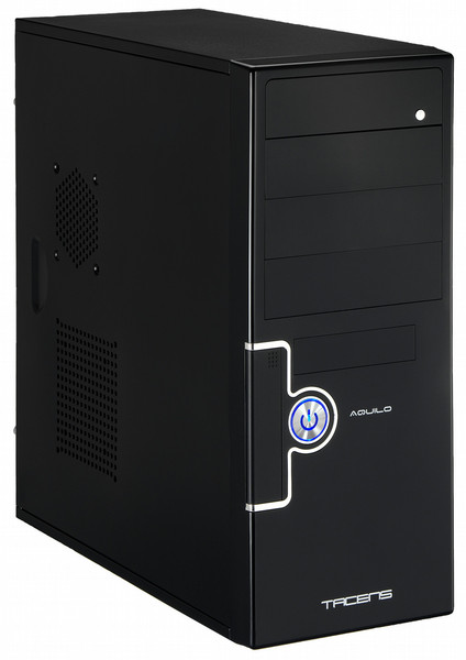 Tacens Aquilo Midi-Tower Schwarz Computer-Gehäuse