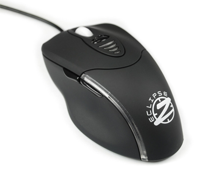 OCZ Technology Eclipse Laser Gaming Mouse USB Laser 2400DPI Schwarz Maus