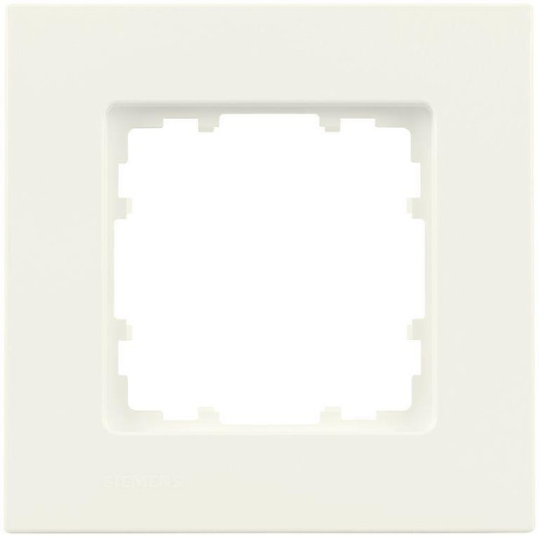 Siemens 5TG11110 Titanium,White switch plate/outlet cover