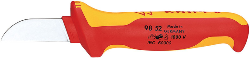Knipex 98 52 Orange,Red Fixed blade knife utility knife