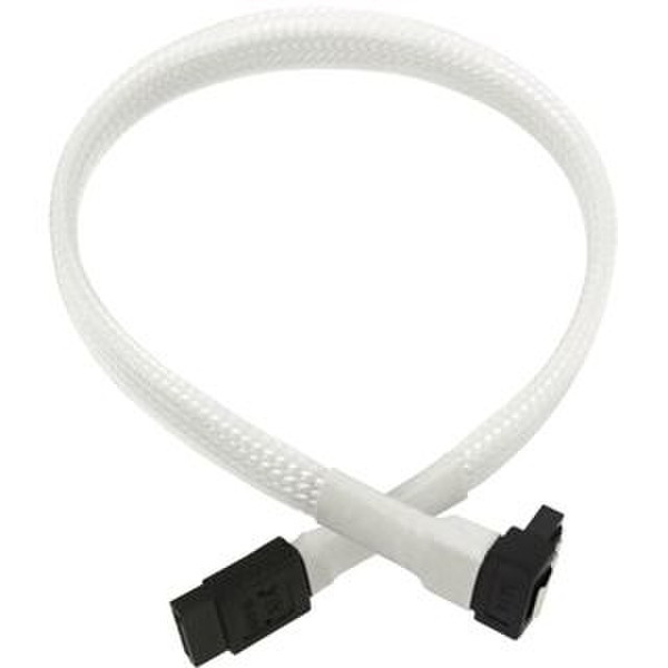 Nanoxia SATA - SATA, 0.3m 0.3м SATA III 7-pin SATA III 7-pin Белый кабель SATA