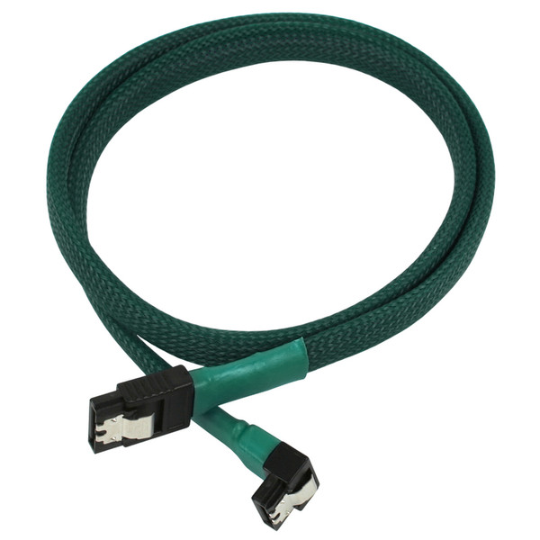 Nanoxia SATA 6Gb/s, 60cm 60м SATA SATA Зеленый кабель SATA