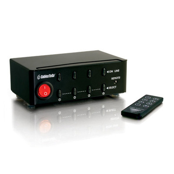 C2G 4-Port UXGA Monitor Switcher/Extender Black KVM switch