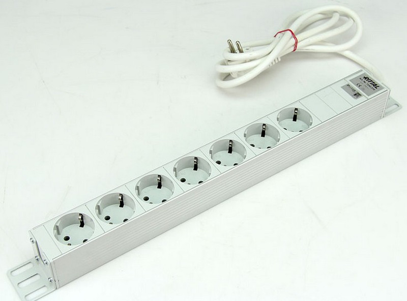 Rittal DK7240.210 7AC outlet(s) 250V 2m White surge protector