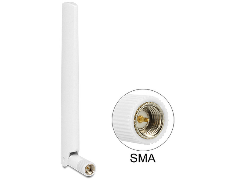 DeLOCK 88790 Mit kugelförmiger Richtcharakteristik RP-SMA 2.5dBi Netzwerk-Antenne