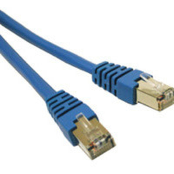 C2G 25ft Shielded Cat5E Molded Patch Cable 7.625м Синий сетевой кабель