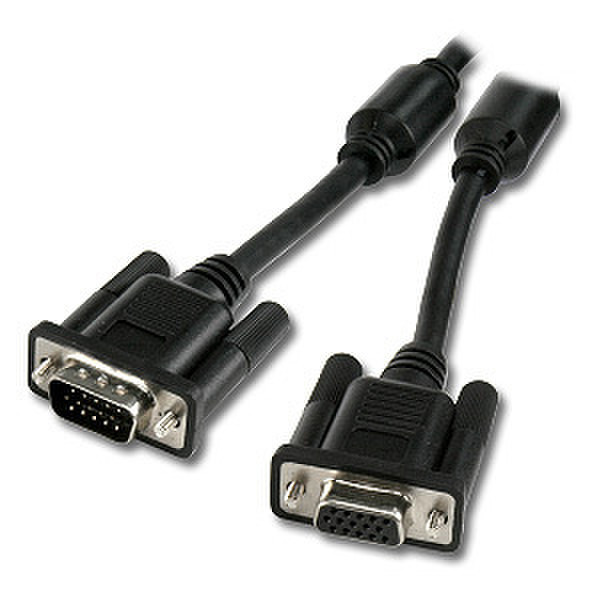Connectland VGA15MF-15M-BLINDE 15м VGA (D-Sub) VGA (D-Sub) Черный VGA кабель