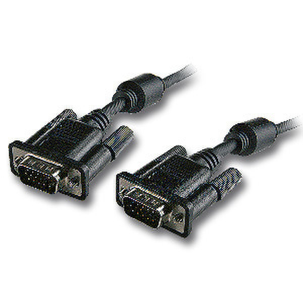 Connectland VGA15MM-15M-BLINDE 15м VGA (D-Sub) VGA (D-Sub) Черный VGA кабель
