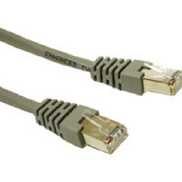 C2G 10ft Shielded Cat5E Molded Patch Cable 3.05м Серый сетевой кабель