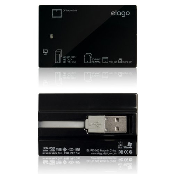elago EL-RD-003-BK USB 2.0 Kartenleser