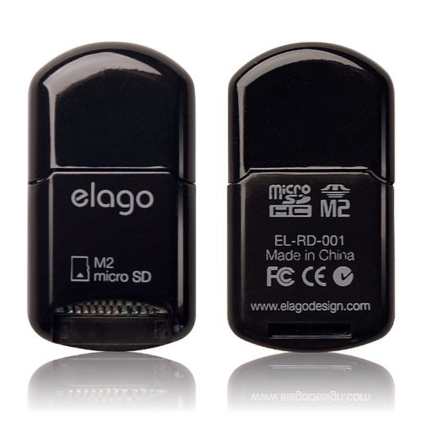 elago EL-RD-001-BK USB 2.0 Черный устройство для чтения карт флэш-памяти