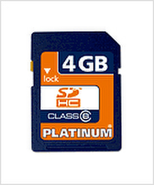 Platinum SDHC 4GB Class 6 USB флеш накопитель