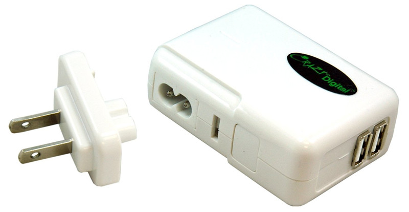CrazyOnDigital COD-IPAD-DUALUSBWALL Для помещений Белый зарядное для мобильных устройств