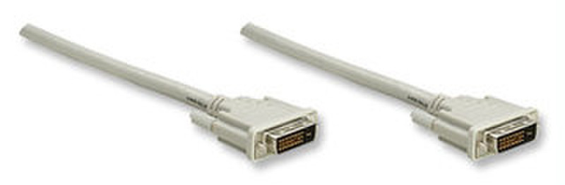 Manhattan Monitor Cable 3m DVI-D DVI-D DVI-Kabel