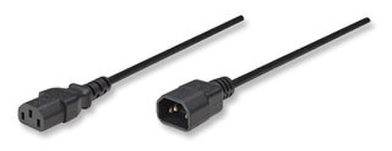 Manhattan Power Cable, 1.8m 1.8м Черный кабель питания