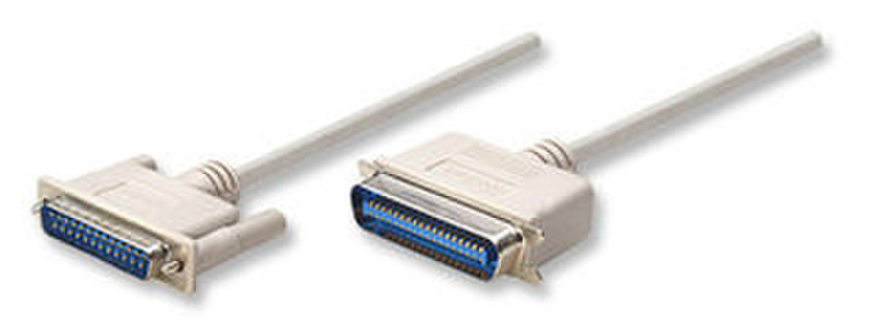 Manhattan Printer Cable, 3m 3м Серый кабель для принтера